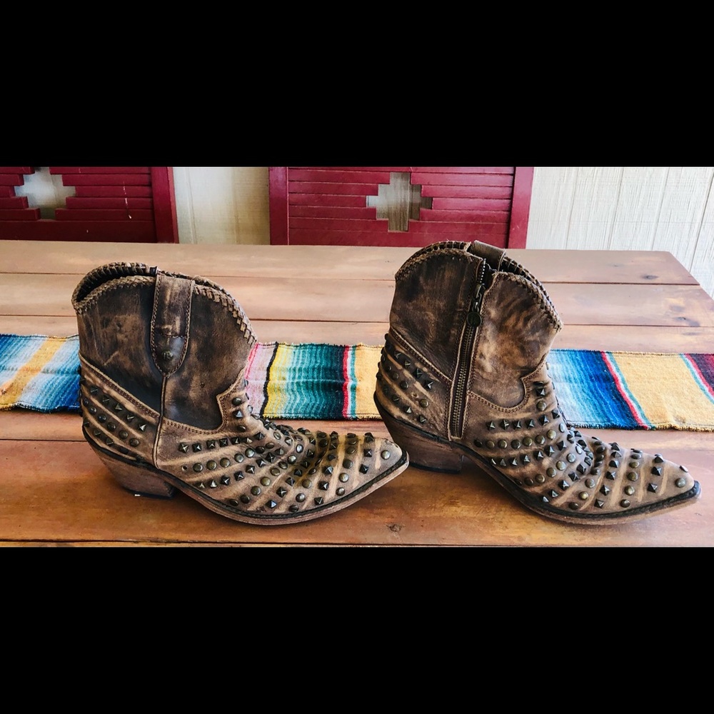 Liberty Black Studded Booties